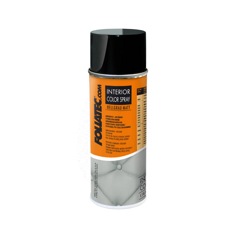 Foliatec, Interior Color Spray - Hellgrau Matt 1x400ml, Flüssigkeit, Grau