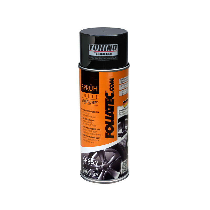 Foliatec, Spray Film (Sprühfolie) - gunmetal grau metallic matt 1x400ml, Flüssigkeit, Grau, Gunmetal