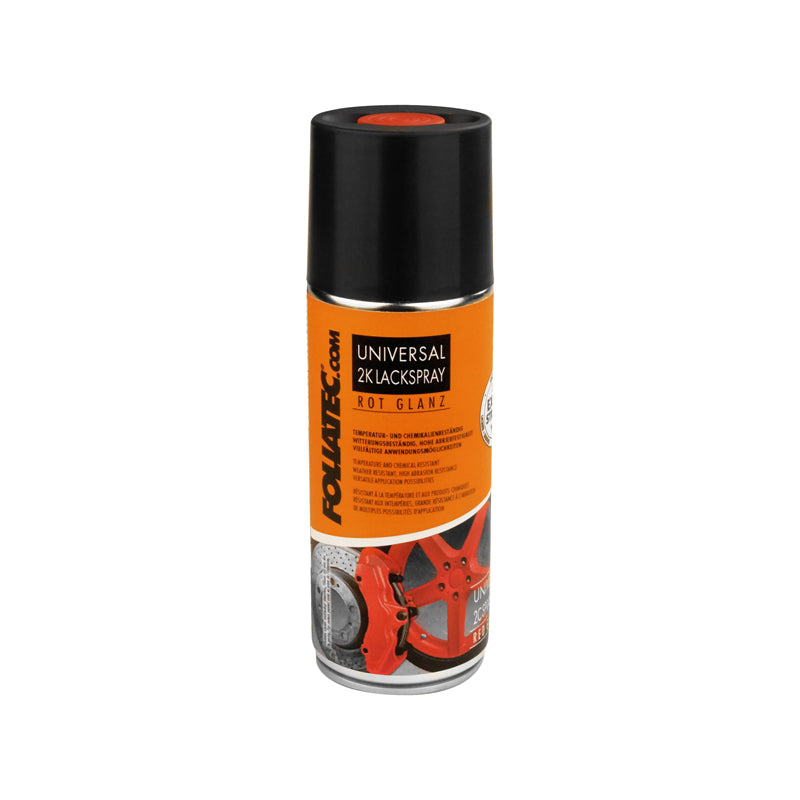 Foliatec, Universal 2K Lackspray - rot glänzend 1x400ml, Flüssigkeit, Rot