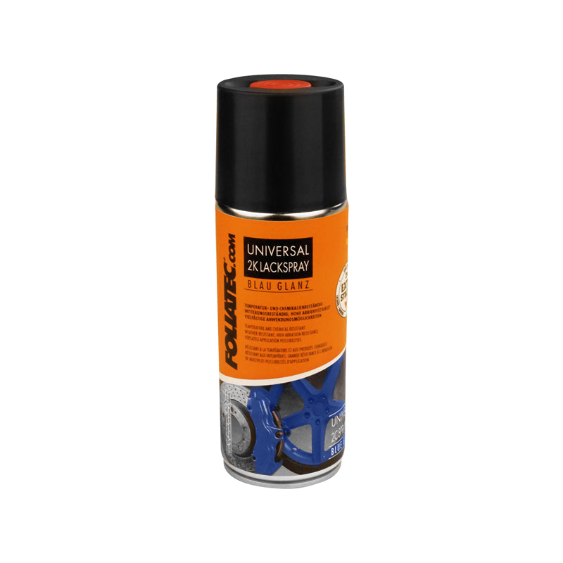 Foliatec, Universal 2K Lackspray - blau glänzend 1 x400ml, Flüssigkeit, Blau