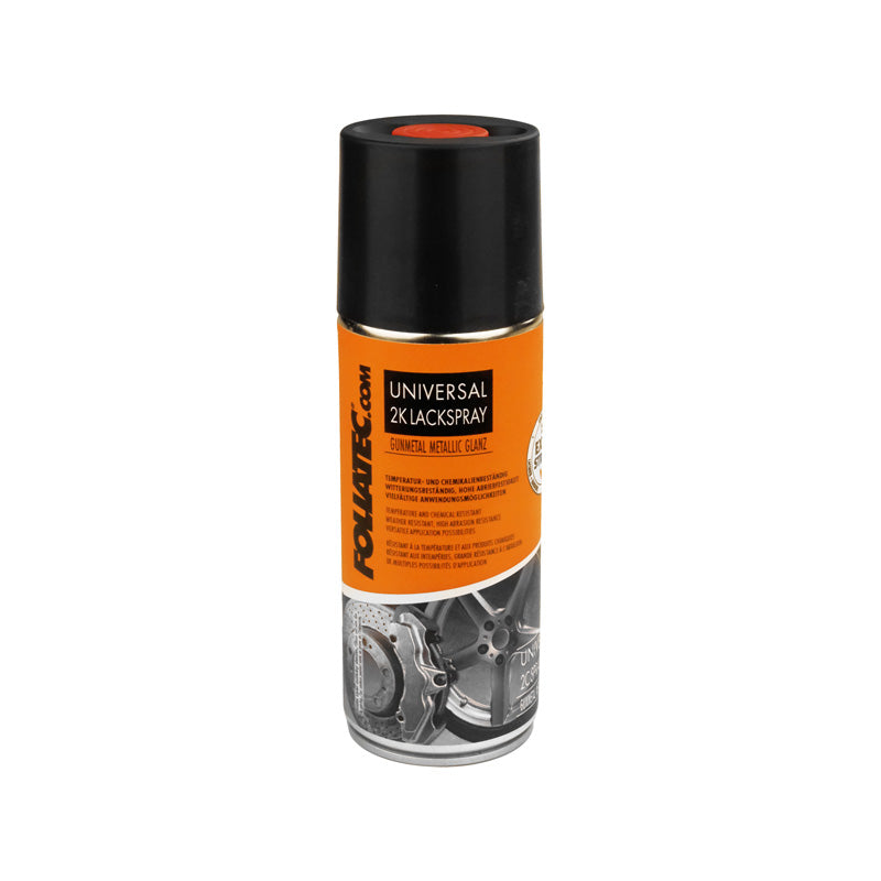 Foliatec, Universal 2K Lackspray - gunmetal metallic glänzend 1x400ml, Flüssigkeit, Gunmetal