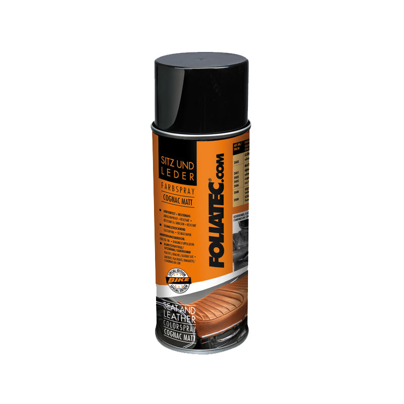 Foliatec, Seat & Leather Color Spray - cognac matt 1x400ml, Flüssigkeit, Braun