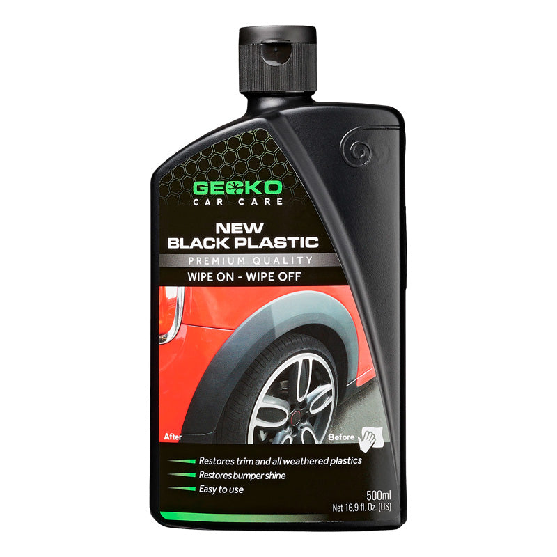 Gecko, Neues Schwarzes Plastik 500ml, Flüssigkeit