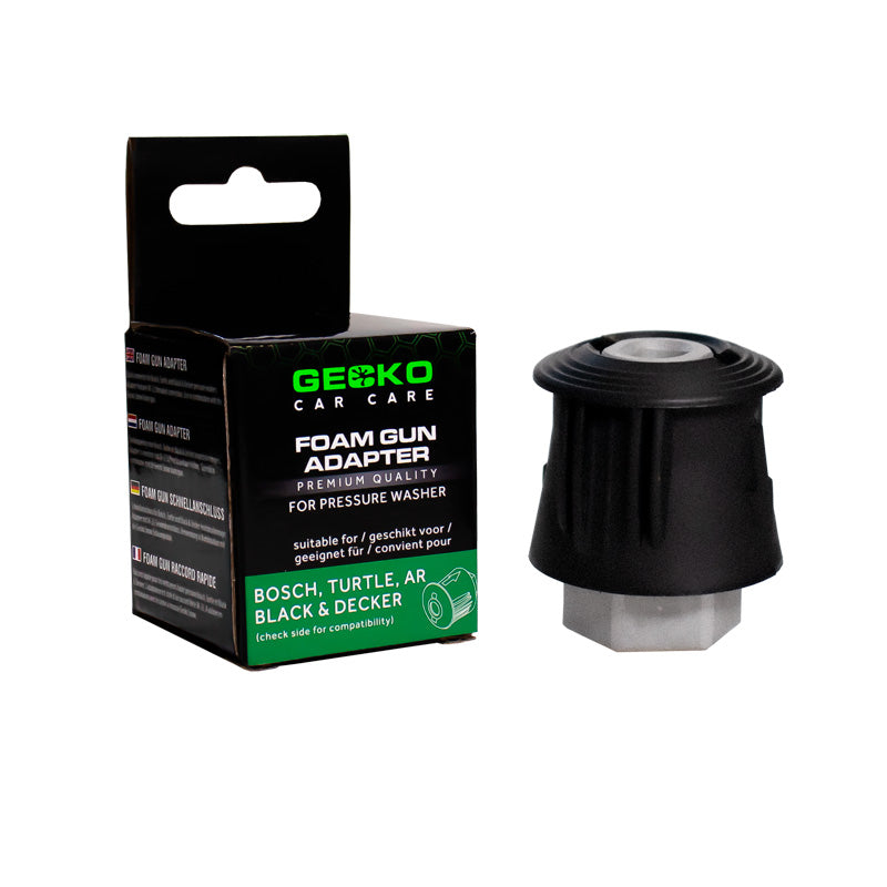 Gecko, Adapter M22/14MM Passend für: Bosch/Turtle/einige AR und Black&Decker, Metall, Schwarz