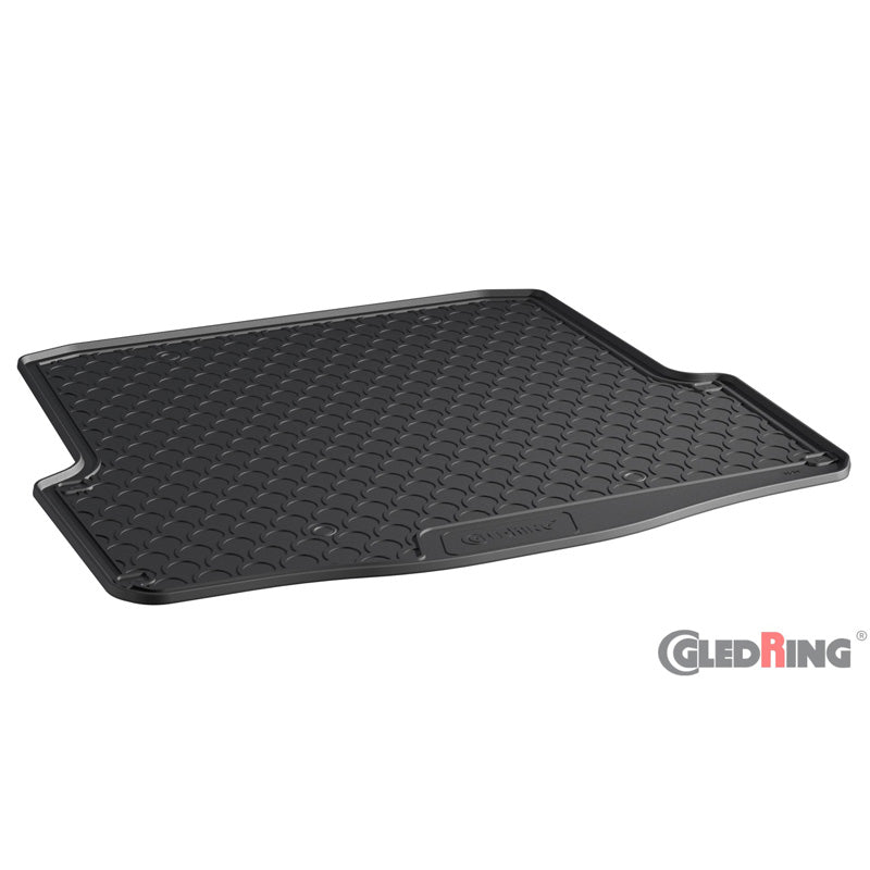 Gledring, Rubbasol (Gummi) Kofferraumwanne passend für Skoda Octavia II Kombi 2004-2012 (Tiefe Ladeboden), Schwarz