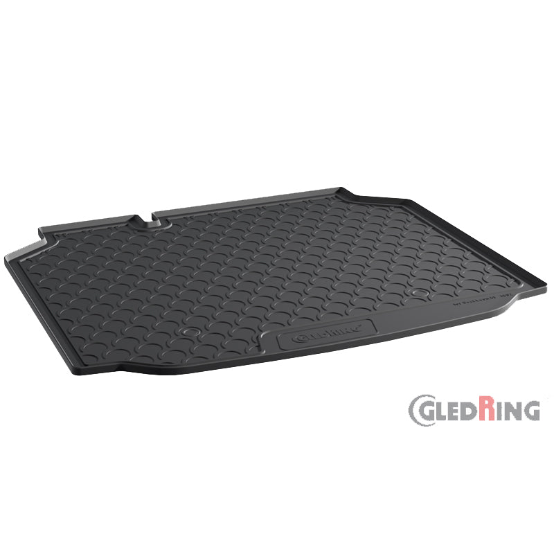 Gledring, Rubbasol (Gummi) Kofferraumwanne passend für Seat Leon 5F 5-Türer 2013-2020, Schwarz