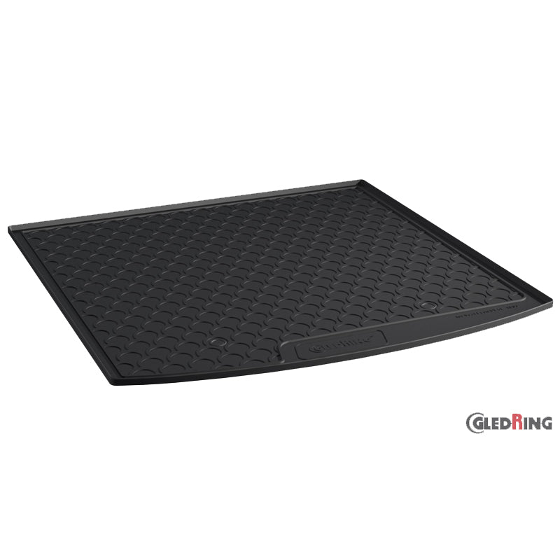 Gledring, Rubbasol (Gummi) Kofferraumwanne passend für Seat Leon ST 5F 2013-2020 (Höhe variabele Ladeboden), Schwarz