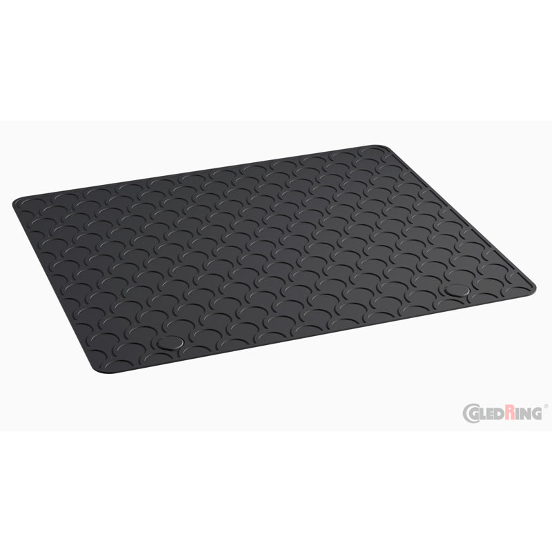 Gledring, Rubbasol (Gummi) Universelle Doggy Matte / Heckstoßstangenschutz - Klein - 75x65cm, Schwarz