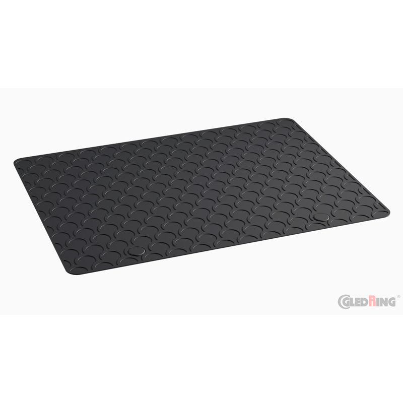 Gledring, Rubbasol (Gummi) Universelle Doggy Matte / Heckstoßstangenschutz - Groß - 85x65cm, Schwarz