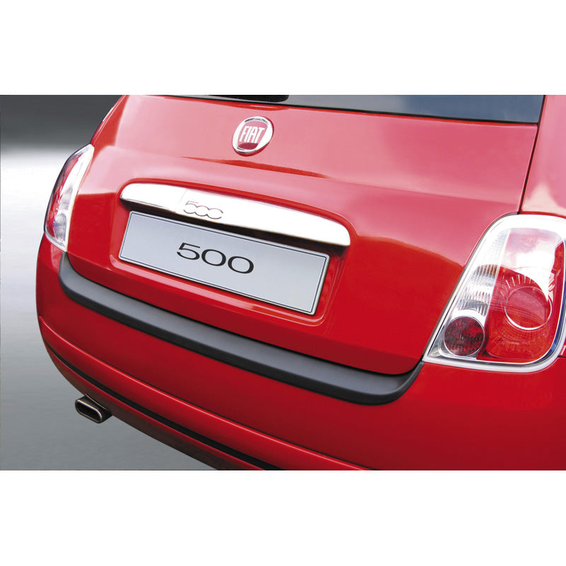 RGM, ABS Heckstoßstangenschutz passend für Fiat 500 10/2007-6/2015 Schwarz, Mattschwarz