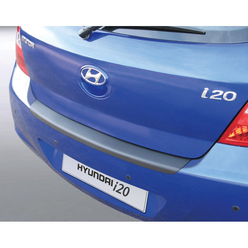 RGM, ABS Heckstoßstangenschutz passend für Hyundai i20 5 türer 2009-2012 Schwarz, Mattschwarz