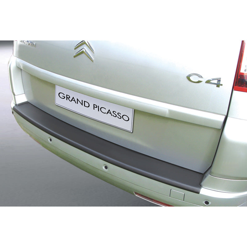 RGM, ABS Heckstoßstangenschutz passend für Citroën C4 Grand Picasso 7-pers. 2006-2013 Schwarz, Mattschwarz