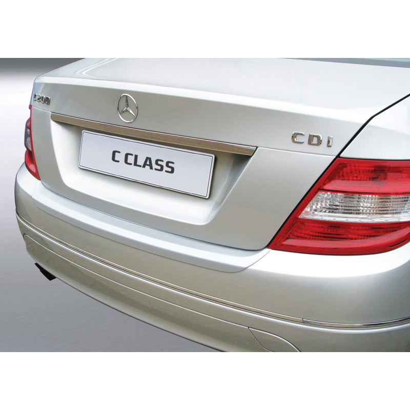 RGM, ABS Heckstoßstangenschutz passend für Mercedes C-Klasse W204 Limousine 2007-2011 Silber