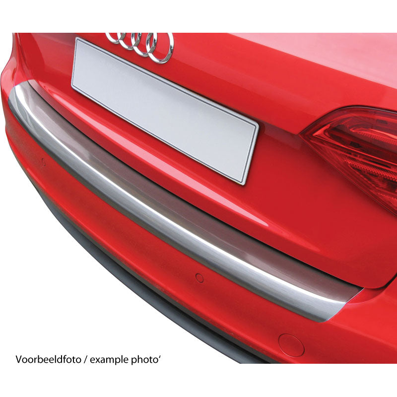 RGM, ABS Heckstoßstangenschutz passend für Peugeot 407 SW -2009 Gebürstet Alu Look, Aluminium