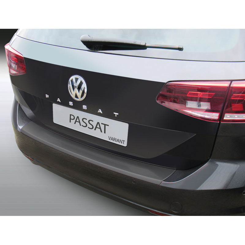 RGM, ABS Heckstoßstangenschutz passend für Volkswagen Passat (3G) Variant/Alltrack Facelift 2019- Schwarz, Mattschwarz