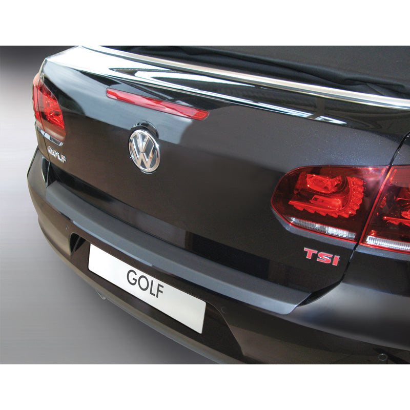 RGM, ABS Heckstoßstangenschutz passend für Volkswagen Golf VI Cabrio 2011- Schwarz, Mattschwarz