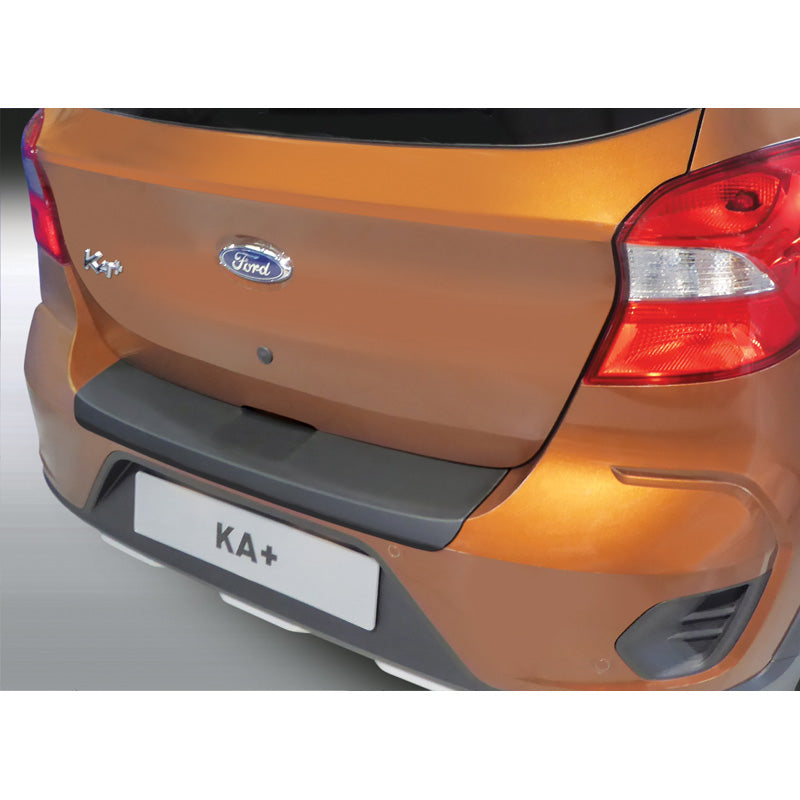 RGM, ABS Heckstoßstangenschutz passend für Ford Ka+ Active 3/2018- Schwarz, Mattschwarz