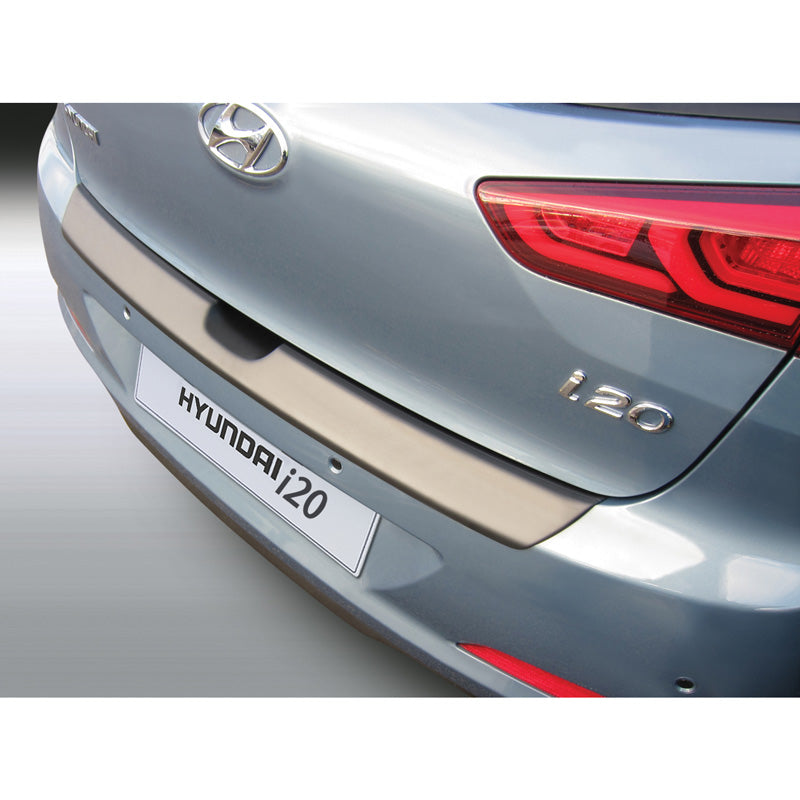 RGM, ABS Heckstoßstangenschutz passend für Hyundai i20 5 türer 11/2014-6/2018 Schwarz, Mattschwarz