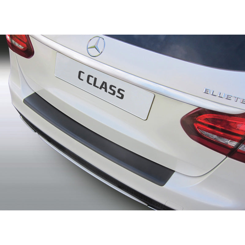 RGM, ABS Heckstoßstangenschutz passend für Mercedes C-Klasse W205 Kombi 6/2014-6/2021 Schwarz, Mattschwarz