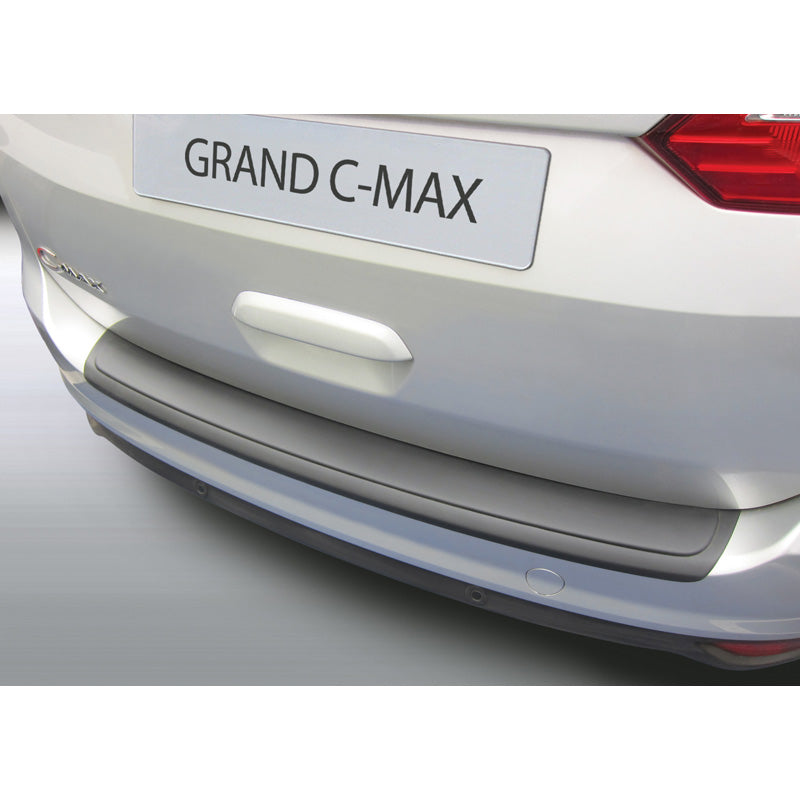 RGM, ABS Heckstoßstangenschutz passend für Ford Grand C-Max 2015-2019 Schwarz, Mattschwarz