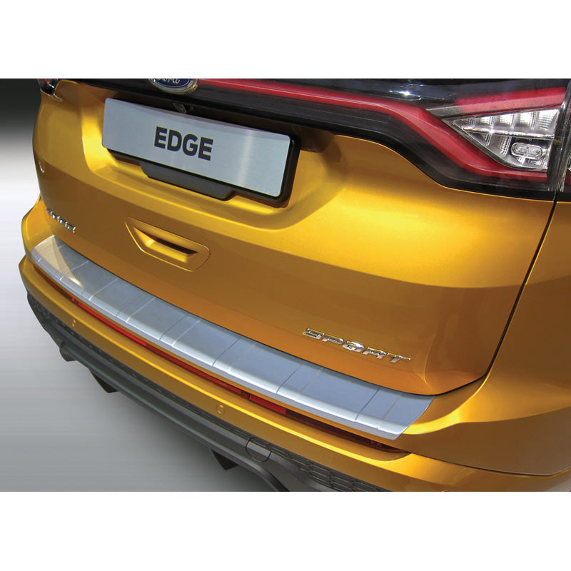 RGM, ABS Heckstoßstangenschutz passend für Ford Edge 2016-2018 Ribbed Silber