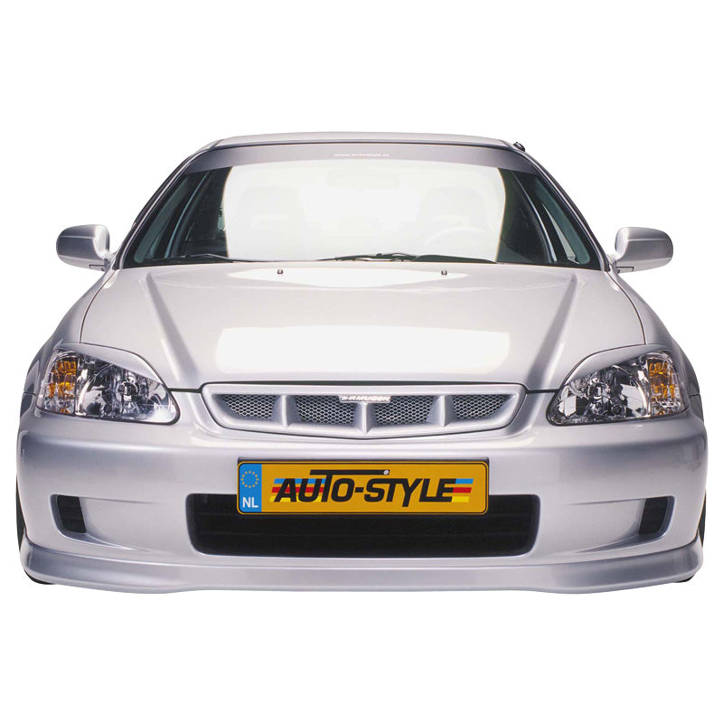 AutoStyle, Frontspoileransatz passend für Honda Civic 1999-2001 Type-R Look, ABS, Unlackiert