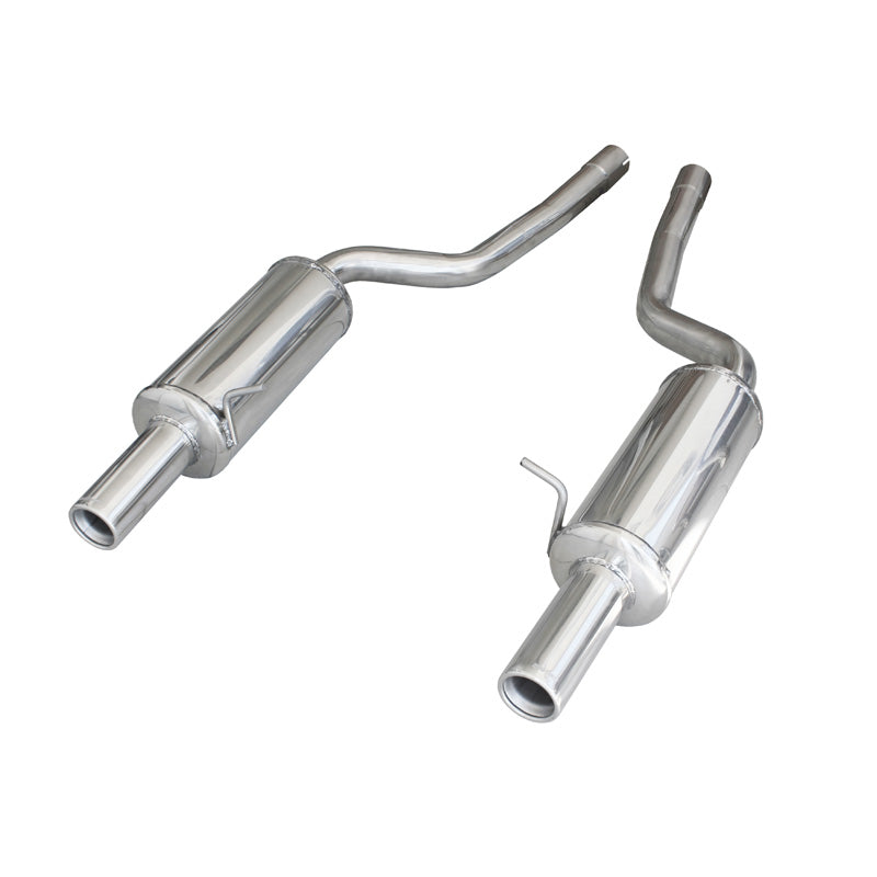 InoXcar, 100% Edelstahl Doppelauspuff passend für Audi RS6 4.2i V8 2002- Links/Rechts 80mm, Inox