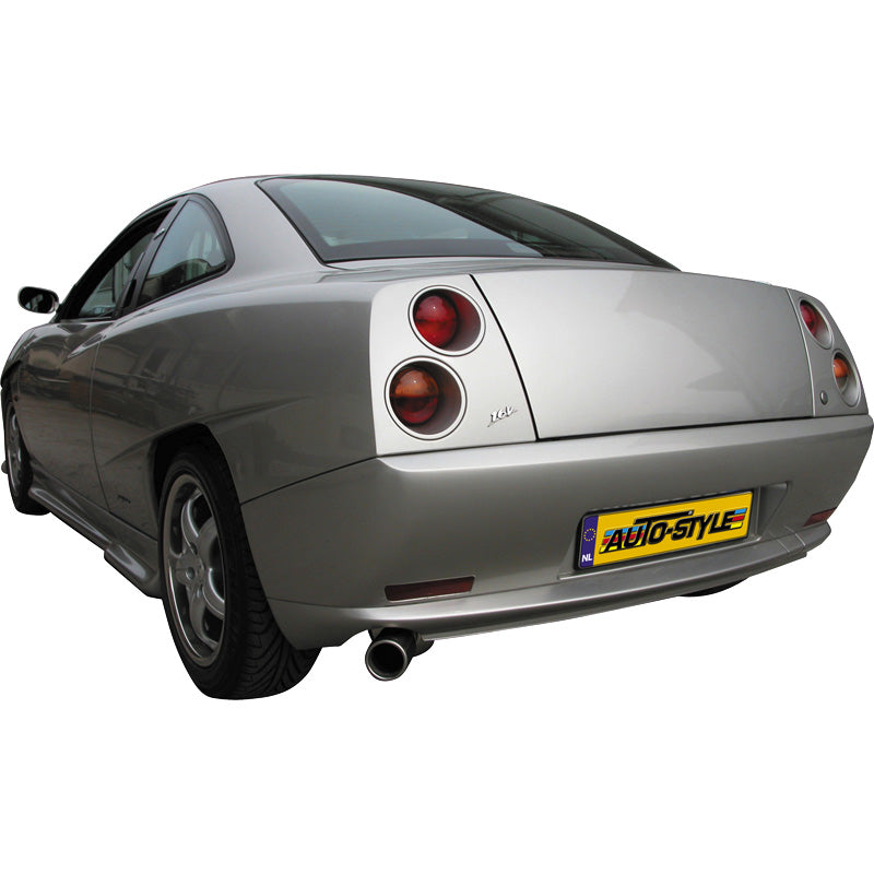 InoXcar, 100% Edelstahl Sportauspuff passend für Fiat Coupe 1.8 16v (131PS) 1997- 102mm, Inox