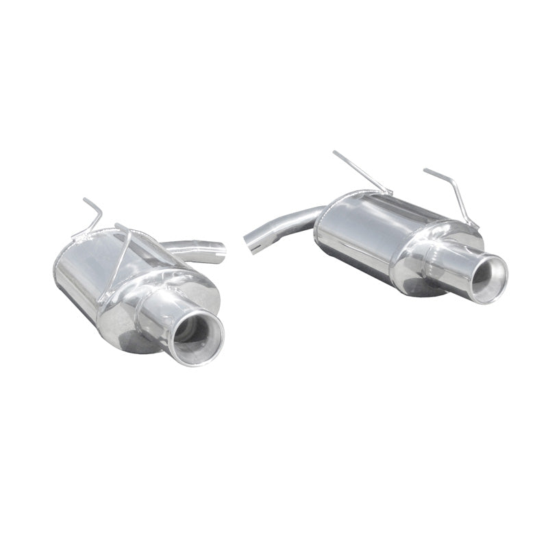 InoXcar, 100% Edelstahl Doppelauspuff passend für Honda S2000 2.0 1999- Links/Rechts 102mm, Inox