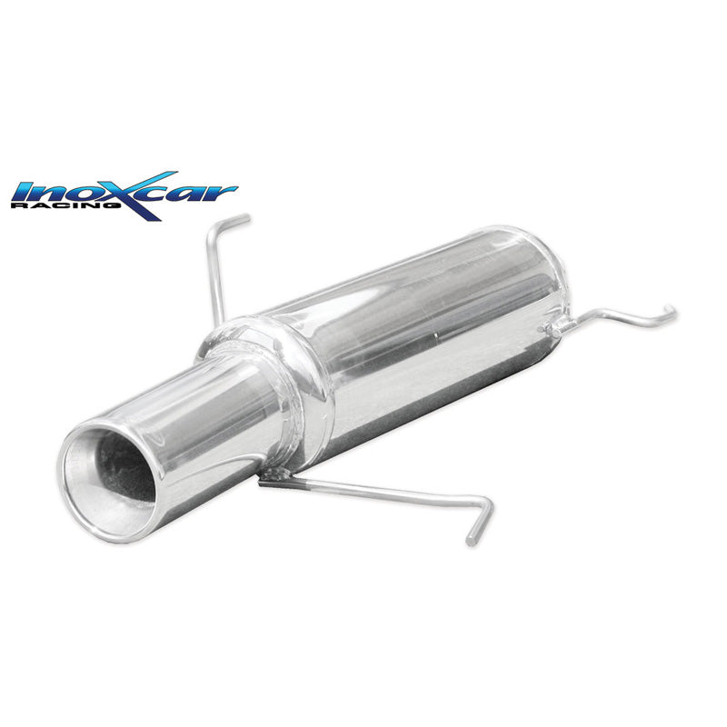 InoXcar, 100% Edelstahl Sportauspuff passend für Peugeot 306 2.0 XS 121PS 1997- 1x102mm, Inox