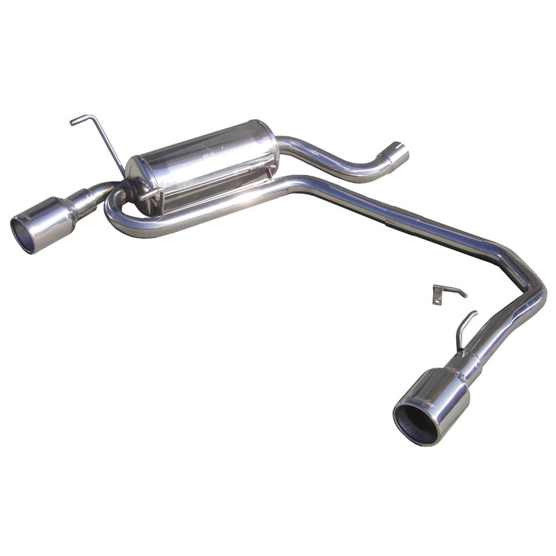 InoXcar, 100% Edelstahl Doppelauspuff passend für Peugeot 406 Coupe 3.0 V6 Links/Rechts 102mm, Inox