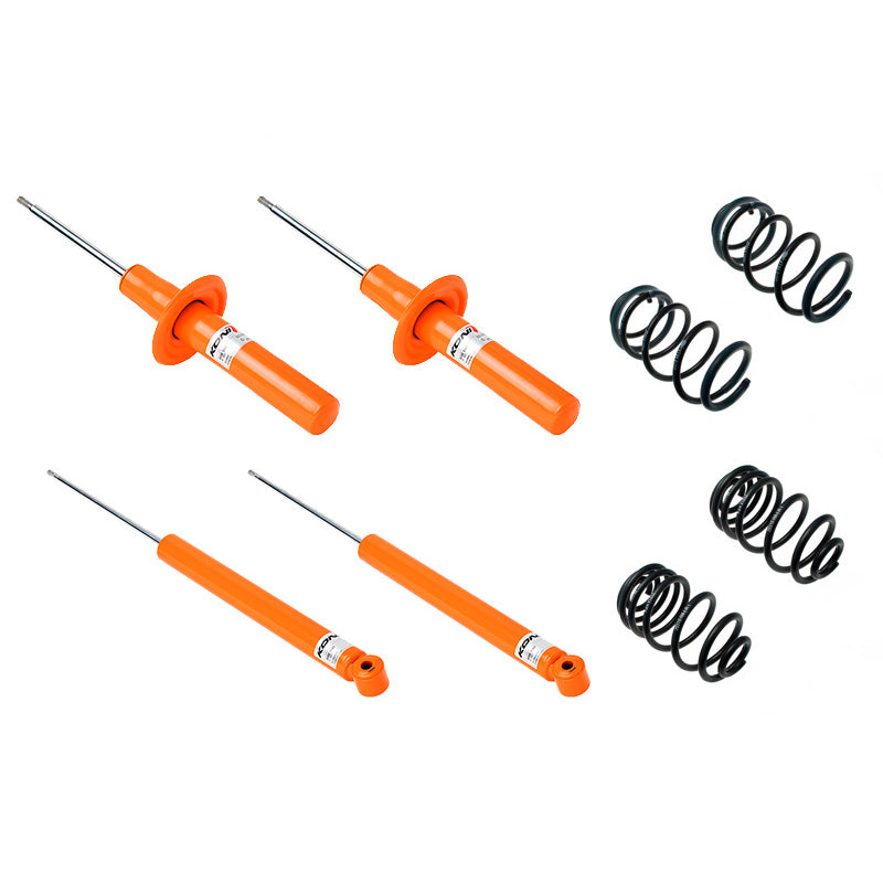 KONI, Str.T kit passend für Audi A4 (B8/8K) Limousine 2WD (30-45mm) / A5 (8T) Coupe 2WD&Quattro Vorderachse-Last über 1101kg (25 mm) (1120-0611), Stahl, Orange