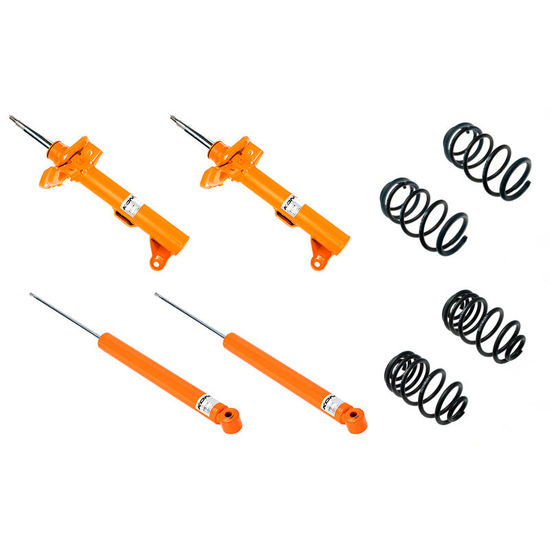 KONI, Str.T kit passend für Mercedes C-Klasse (S204) Combi 2008-2013 Vorderachse-Last bis 1020kg (20mm) (1120-0763), Stahl, Orange