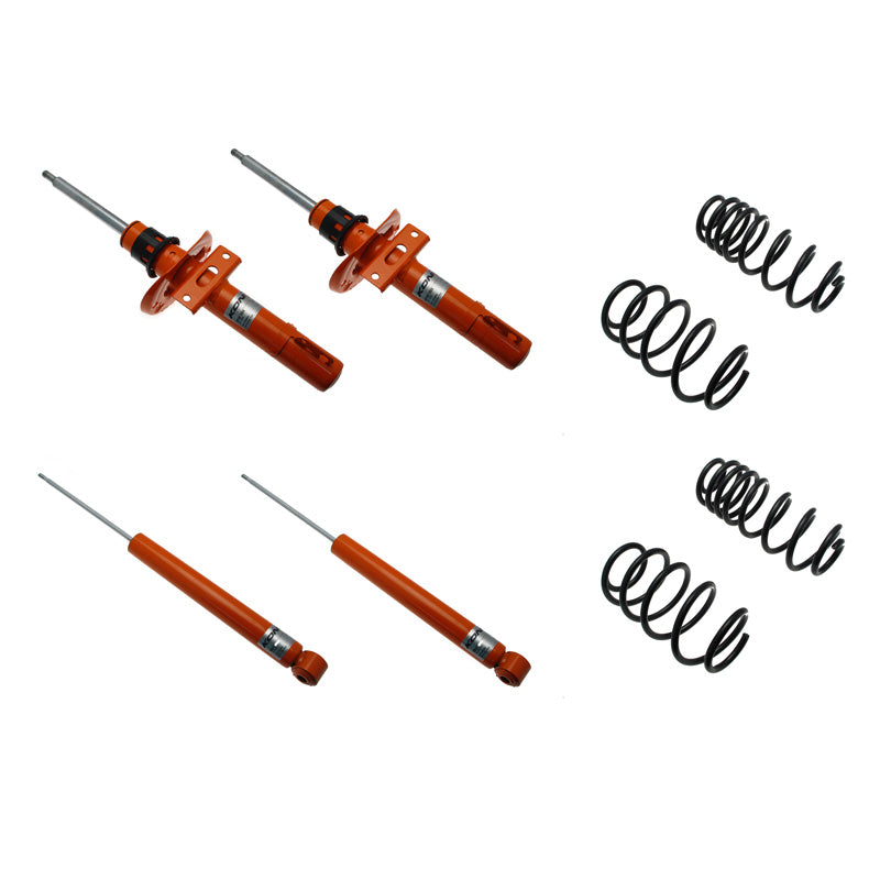 KONI, STR.T Kit passend für Skoda Roomster 1.2/1.4/1.6/1.4TDi/1.9TDi (exkl. Scout) 2006-2014 - 40/40mm (1120-0821), Stahl, Orange