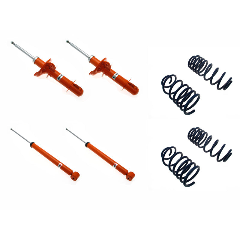 KONI, STR.T Kit passend für Skoda Octavia I RS Limousine 2000-2004 - 20/20mm (1120-1241), Stahl, Orange