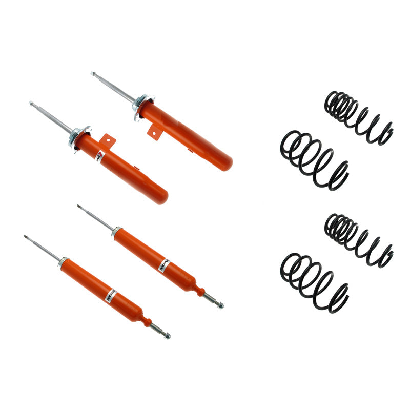 KONI, STR.T Kit passend für BMW 1er Hatchback (E81/E87)/Coupé (E82)/Cabrio (E88) 2011-2018 - 40-50/30mm (1120-1873), Stahl, Orange