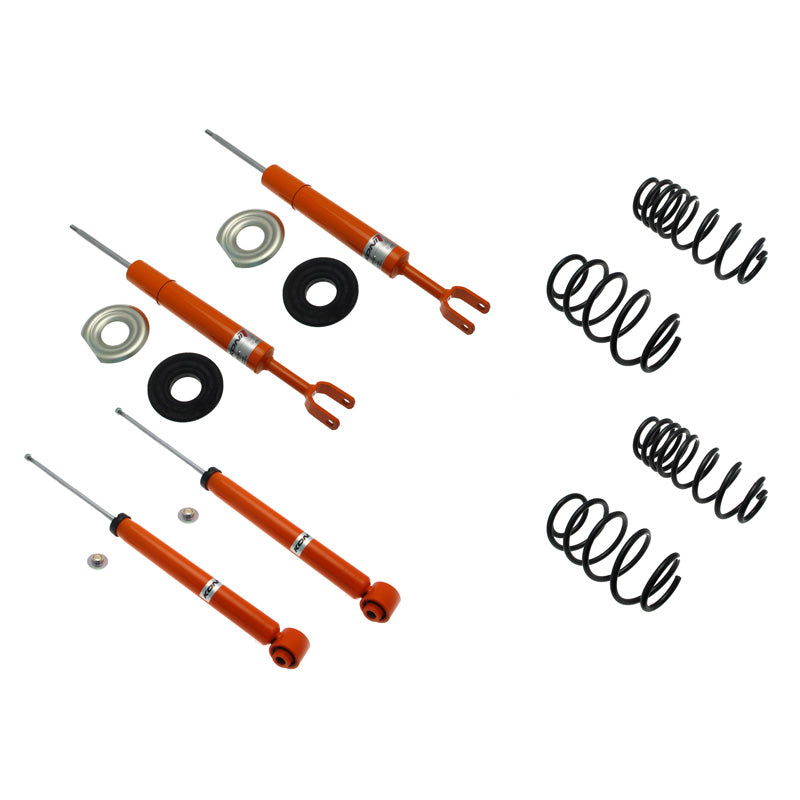 KONI, STR.T Kit passend für Audi A6 (C6/4F) Limousine inkl. Quattro 2004-2011 - 40/40mm - VA-Last -1215kg (1120-2001), Stahl, Orange