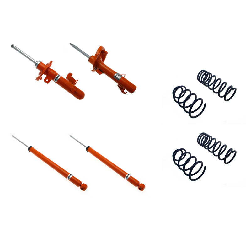 KONI, STR.T Kit passend für Volvo S40 inkl. Sportfahrwerk (exkl. 4WD) 2004-2012 - 35/35mm (1120-2081), Stahl, Orange