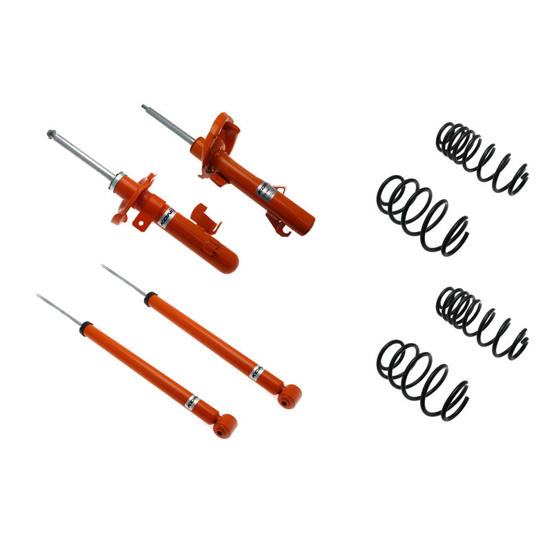 KONI, STR.T Kit passend für Ford Focus C-Max MPV 2003-2010 - 35/35mm - VA-Last -990kg (1120-2291), Stahl, Orange