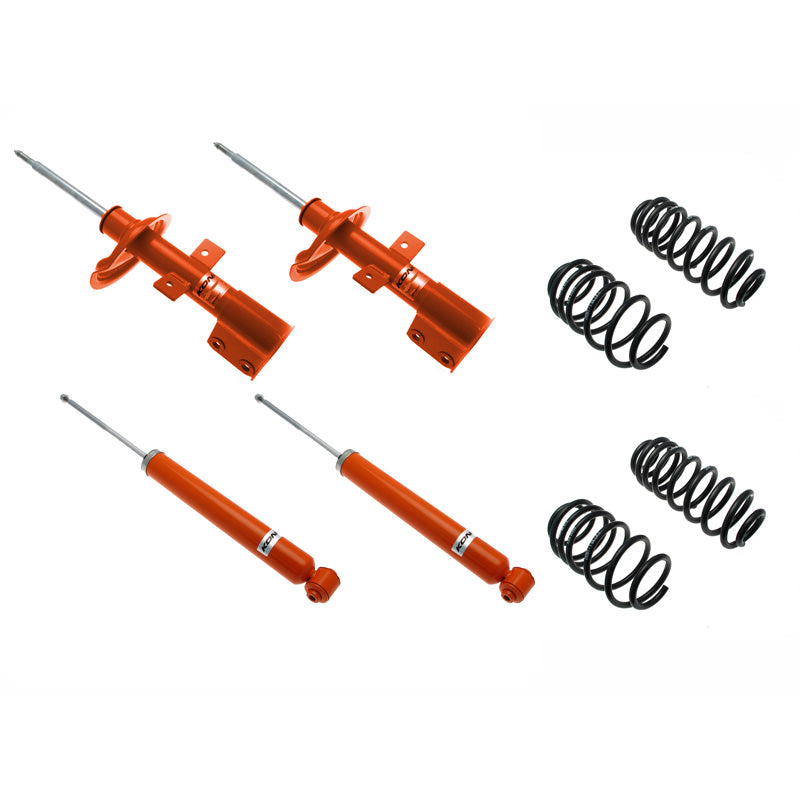 KONI, STR.T Kit passend für Peugeot 307 Hatchback/Limousine/Break/SW/CC 2000-2007 - 35/15mm (1120-3041), Stahl, Orange