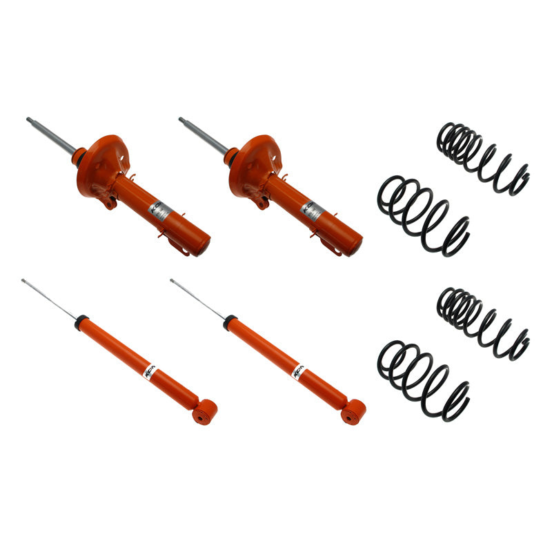 KONI, STR.T Kit passend für Audi S3 (8L) Quattro 1999-2003 - 25/25mm (1120-4384), Stahl, Orange