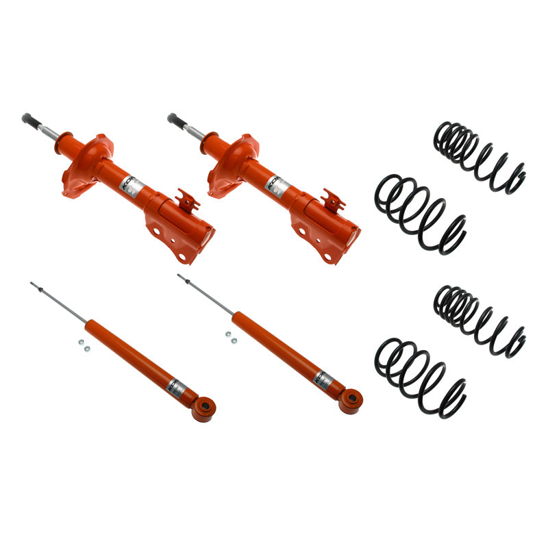 KONI, STR.T Kit passend für Toyota Yaris inkl. Verso (exkl. T-Sport) 1998-2005 - 35/35mm (1120-4421), Stahl, Orange