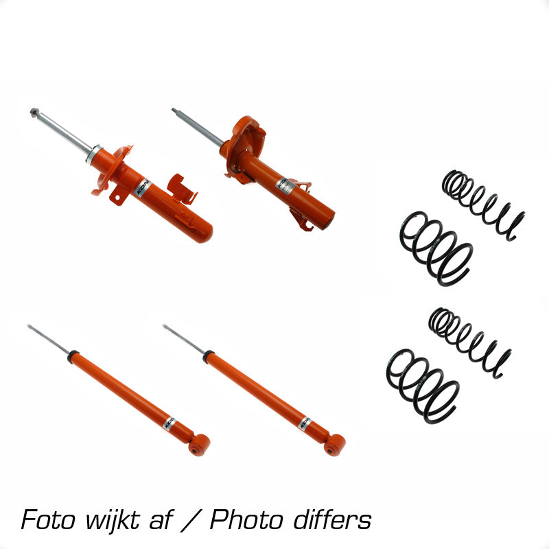 KONI, STR.T Kit passend für Mercedes C-Klasse (W202) Limousine/Combi C240/C280/C250D/C250TD / CLK-Klasse (W208) Coupé CLK320 1996-2002 - 40/40mm (1120-7492), Stahl, Orange