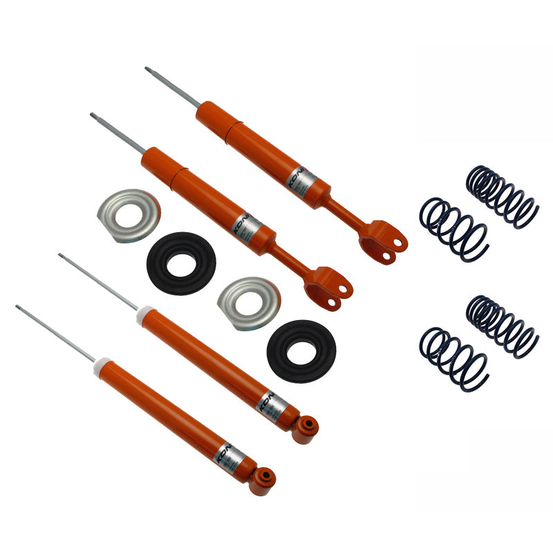 KONI, STR.T Kit passend für Volkswagen Passat 3B/3BG Limousine (exkl. Syncro/4-Motion) 1996-2005 - 35/35mm - VA-Last -970kg (1120-7731), Stahl, Orange