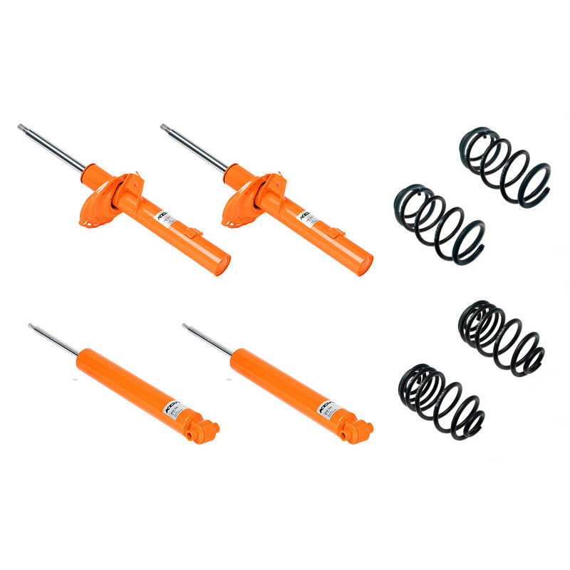 KONI, Str.T kit passend für BMW 3-er F30 Limousine außer M3 / xDrive und EDC - Vorderachse-Last bis 965kg (30mm) (1120-8878-1), Stahl, Orange