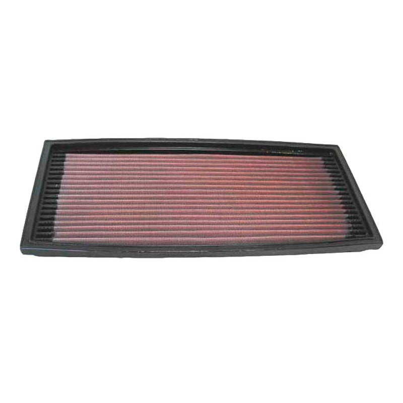 K&N, Tauschluftfilter passend für BMW 520, 525i 192PS, it, ix, M5 + Touring 1989-1996 M50 (33-2078), Baumwolle, Rot