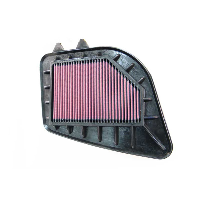 K&N, Tauschluftfilter passend für Cadillac STS SRX 3.6, 4.6 2004-2011 (33-2356), Baumwolle, Rot