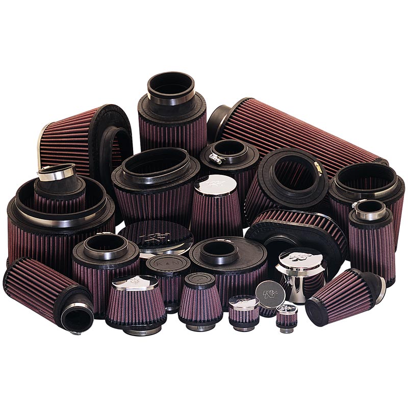 K&N, Tauschluftfilter passend für Dodge Nitro 2.8D, 3.7, 4.0 2007-2011 / Jeep Cherokee 2.8D, 3.7 2008-2011 / Jeep Liberty 3.7 2008-2012 (33-2363), Baumwolle, Rot