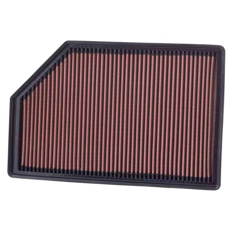 K&N, Tauschluftfilter passend für Volvo S60 / S80 / S90 / V60 / V70 / XC60 / XC70 2005- (33-2388), Baumwolle, Rot