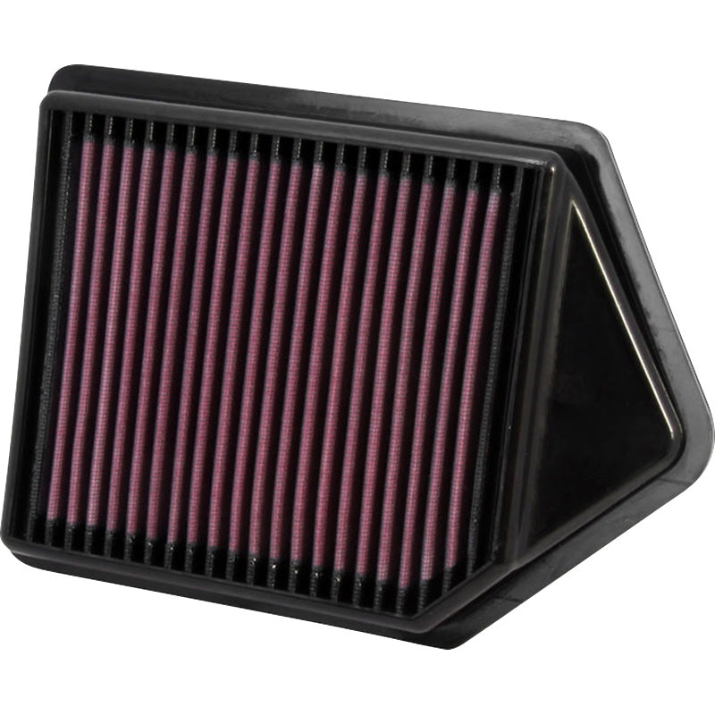 K&N, Tauschluftfilter passend für Honda CR-V 2.4 2010-2012 (33-2437), Baumwolle, Rot